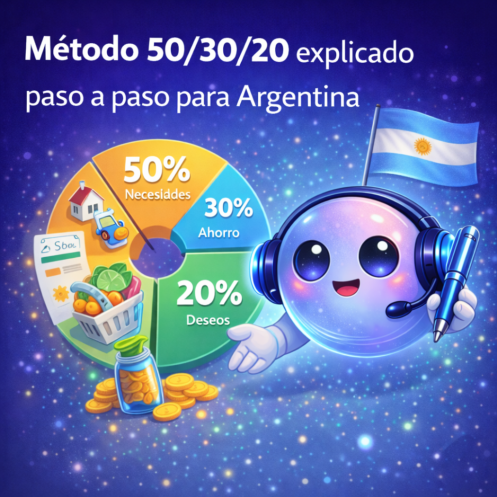 Metodo 50/30/20 explicado paso a paso para Argentina